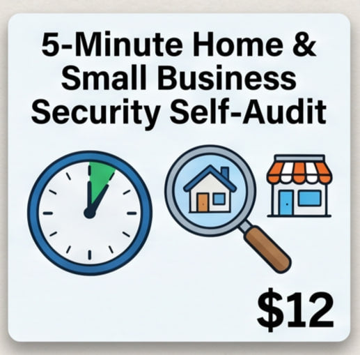 5-Minute Home & Small Business Security Self-Audit