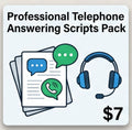 Professional Telephone Answering Scripts Pack