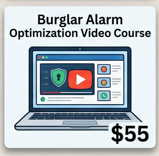 Burglar Alarm Optimization Video Course